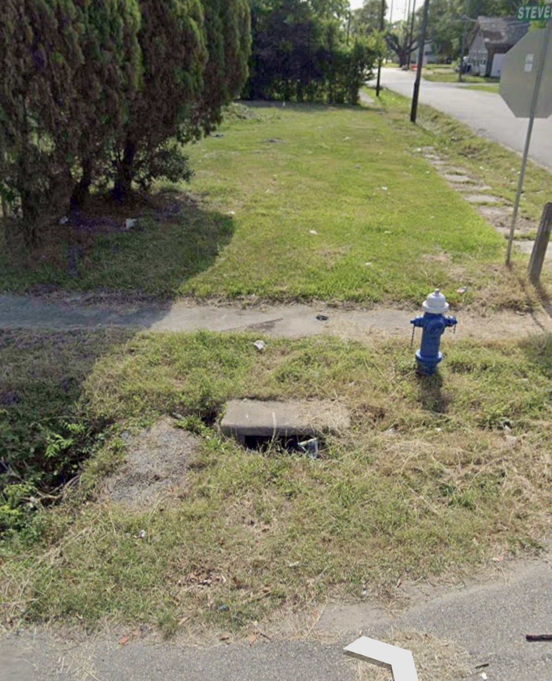 2602 Stevens Street Houston, TX 77026 - Photo 3 of 4 a view of a garden with a bench