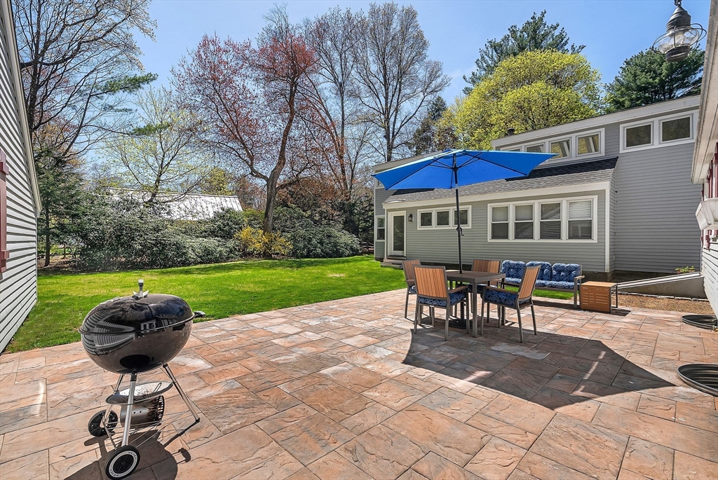10 Bennett Road Wayland, MA 01778 - Photo 32 of 32 a view of a house with backyard porch and sitting area