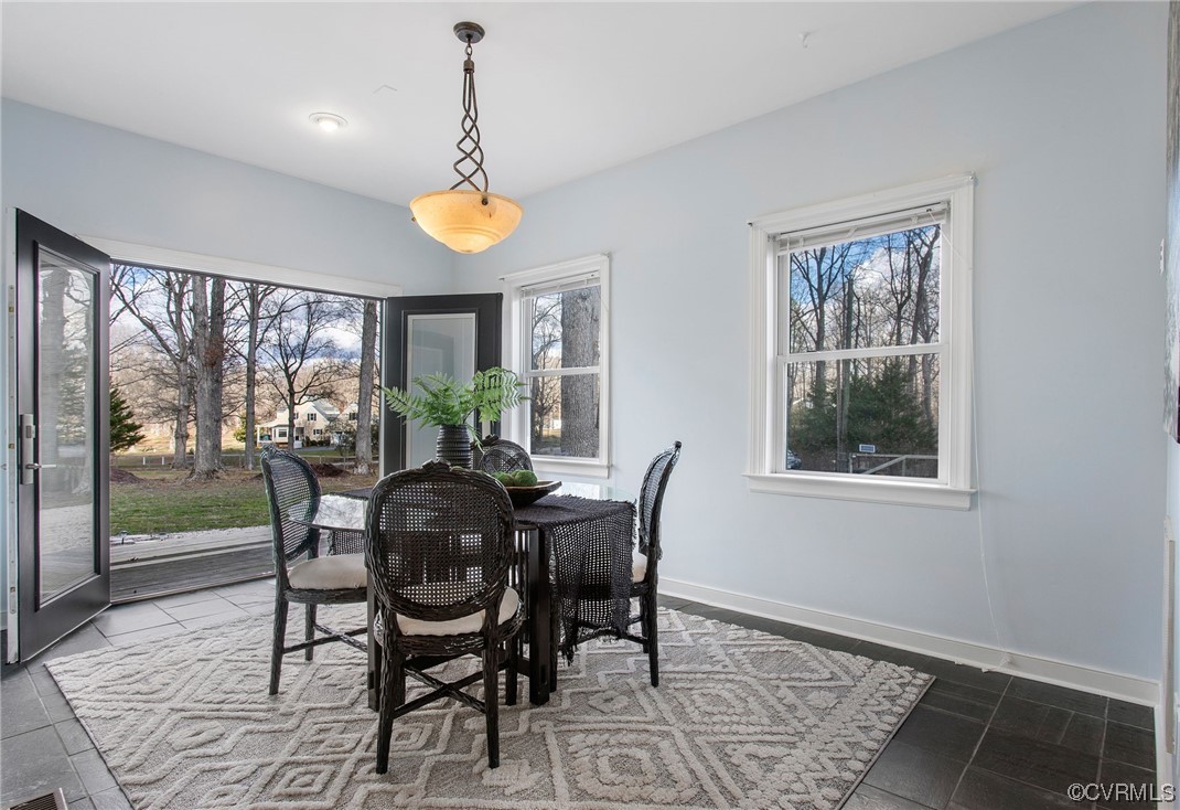 901 Hockett Road Manakin-Sabot, VA 23103 - Photo 17 of 39 a view of a dining room with furniture window and outside view