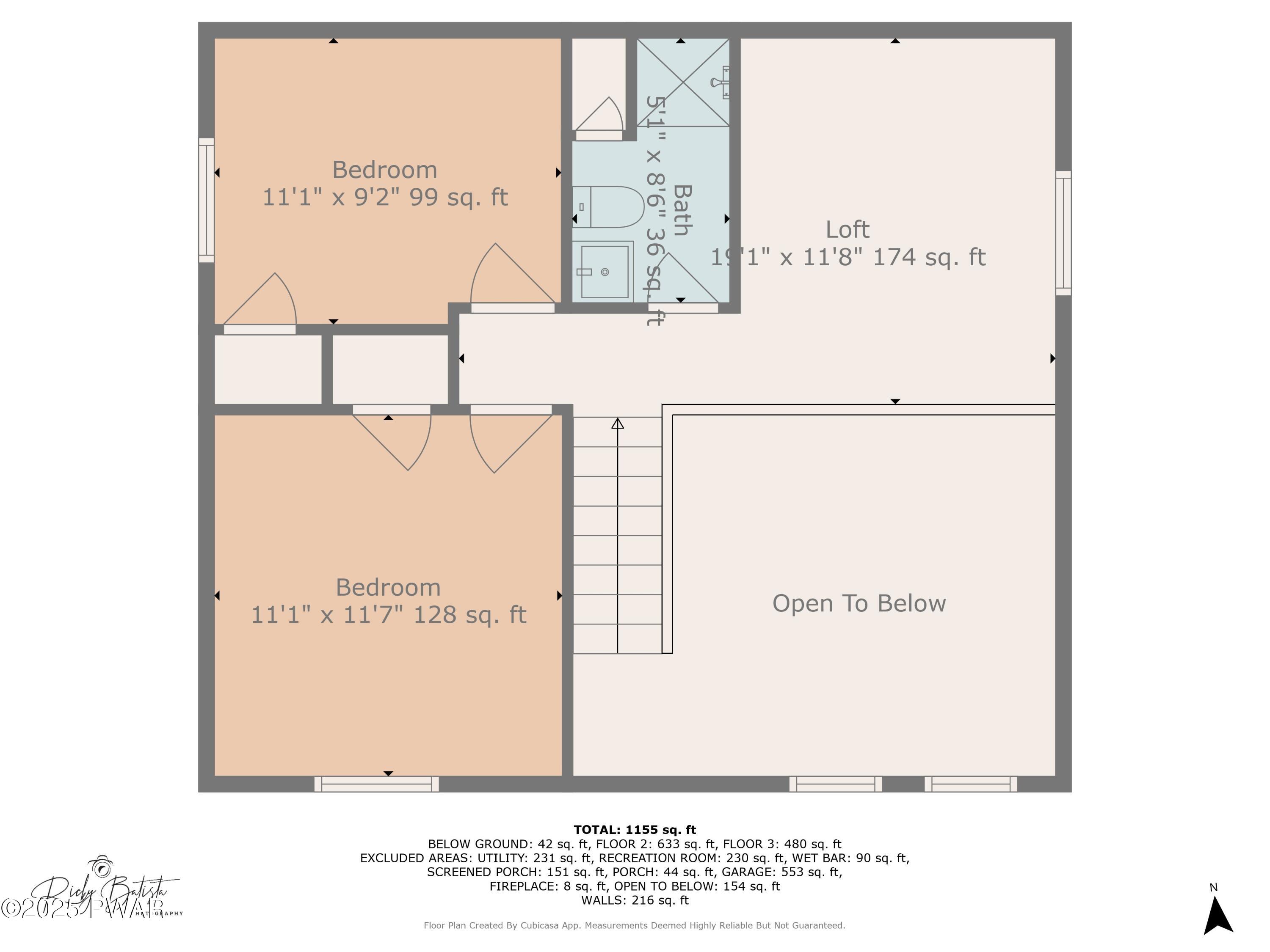 26 Deer Run Road Hawley, PA 18428 - Photo 60 of 60 Upper Level Floor Plan