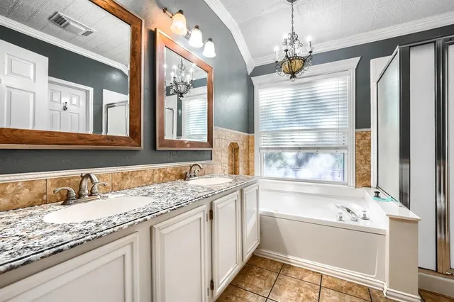 a backyard of a house