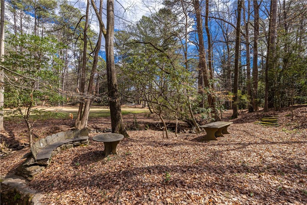 3248 Nancy Creek Road Northwest Atlanta, GA 30327 - Photo 8 of 44 a backyard of a house with lots of green space