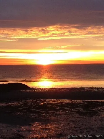 a view of an ocean and beach
