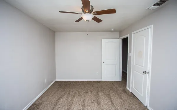 a view of an empty room