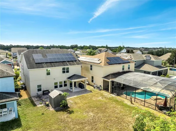 a view of a terrace with chairs
