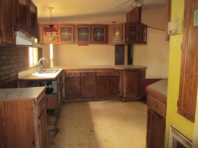 a bathroom with a sink