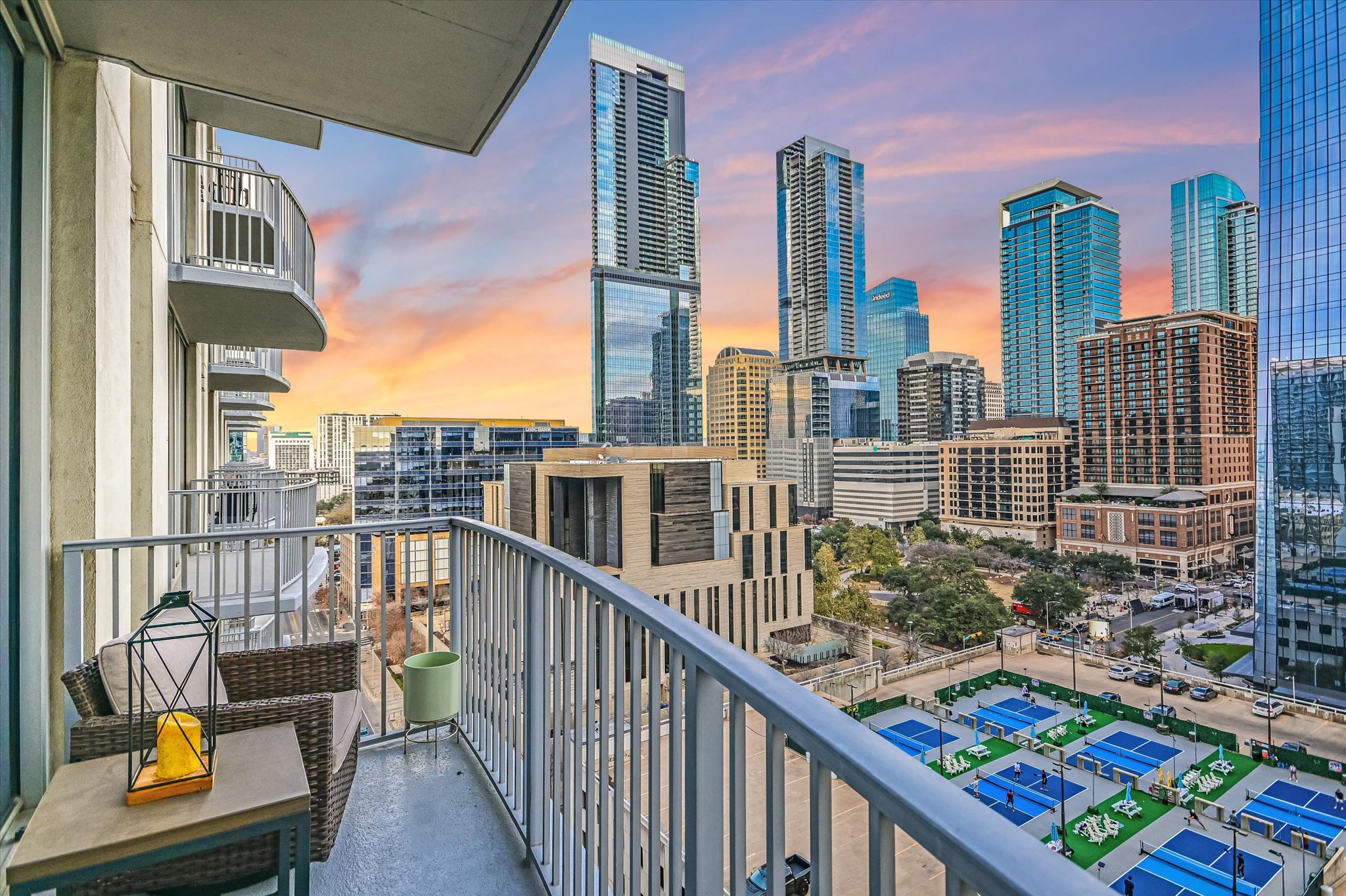 360 Nueces Street, Unit 1405 Austin, TX 78701 - Photo 29 of 40 a balcony view with city view