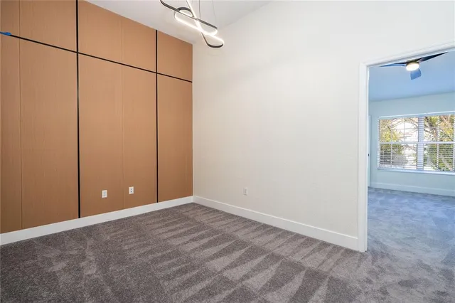 a view of an empty room