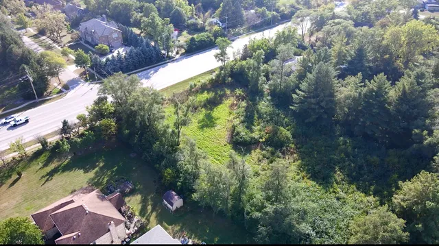 a backyard of a house