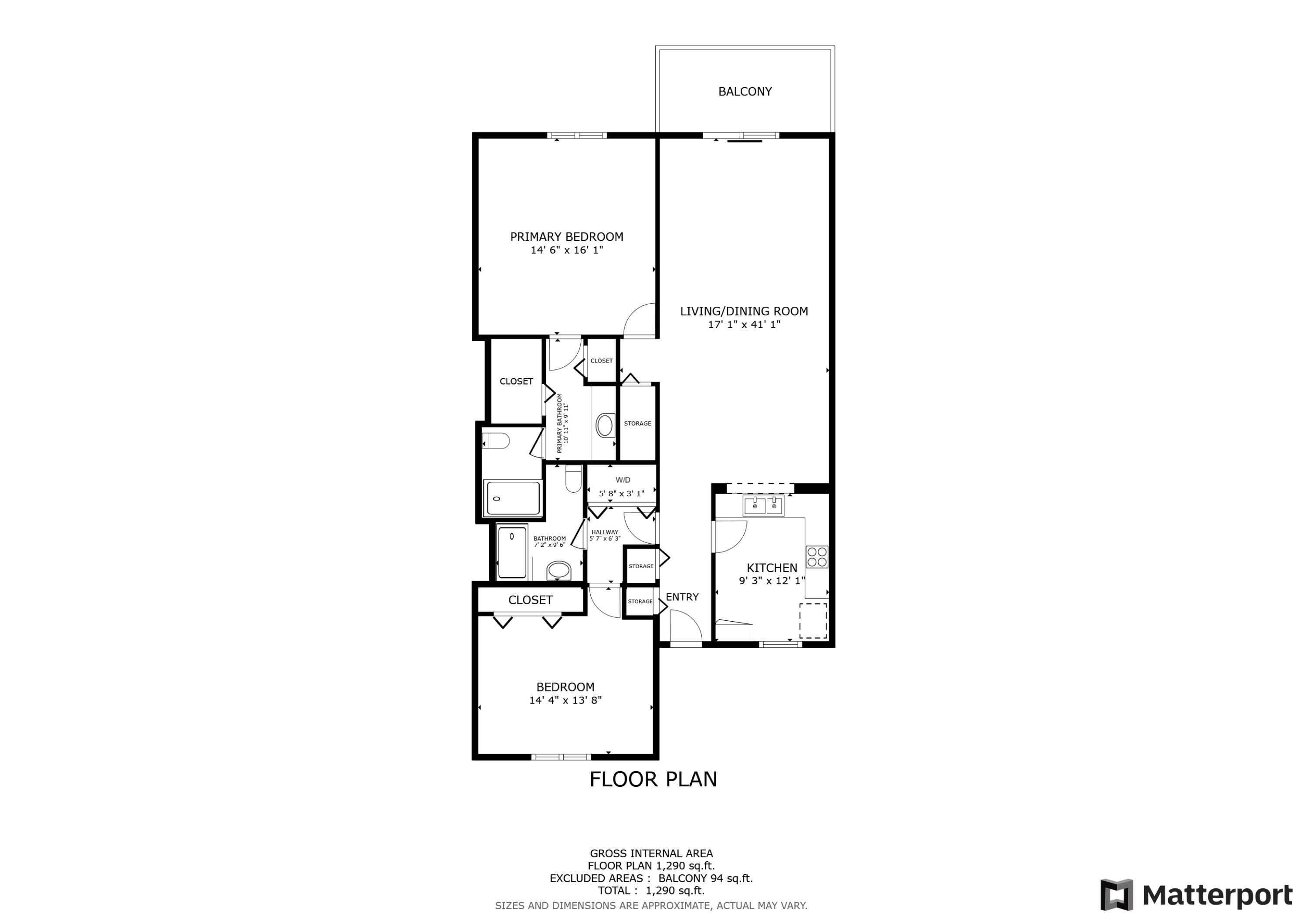 16091 Blatt Boulevard, Unit 302 Weston, FL 33326 - Photo 38 of 38 Floor Plan