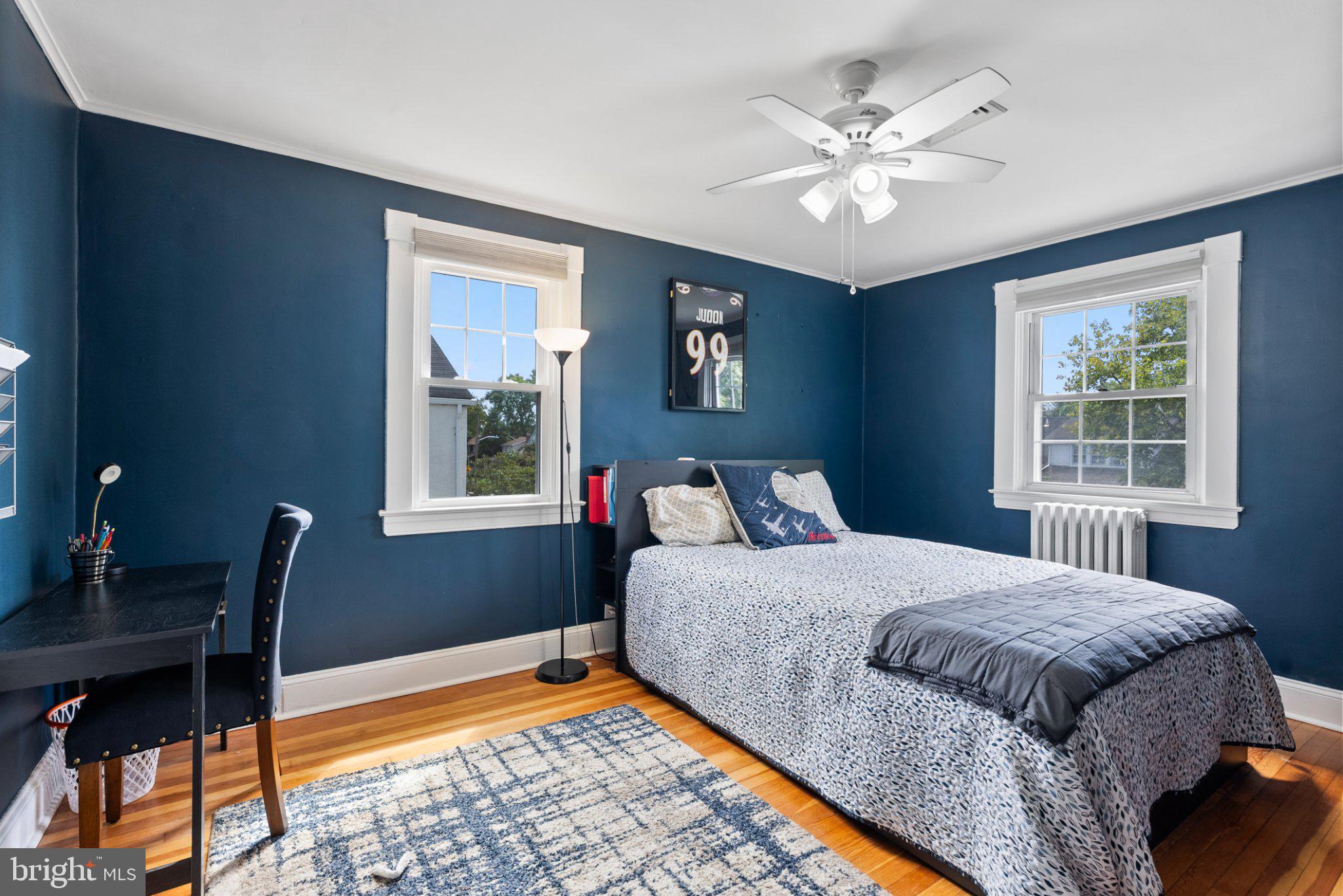 620 Murdock Road Baltimore, MD 21212 - Photo 27 of 41 Cozy retreat with bold blue walls.