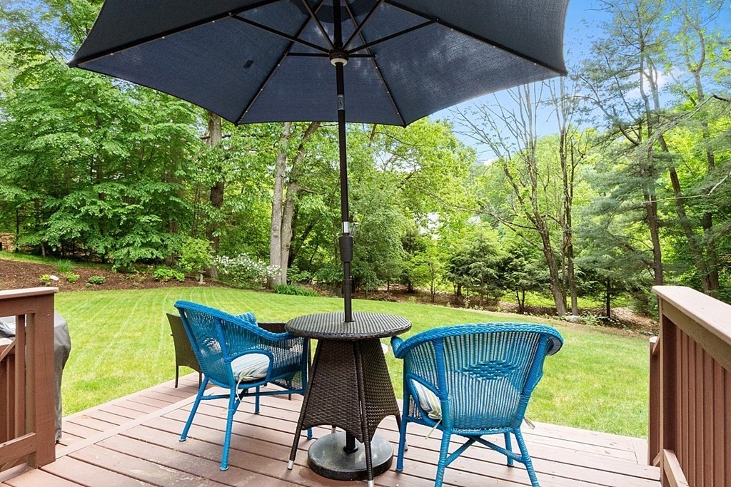 187 Red Acre Road Stow, MA 01775 - Photo 24 of 27 a view of an outdoor sitting area with furniture and backyard