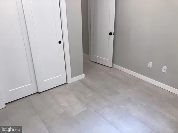 a view of a small space with window