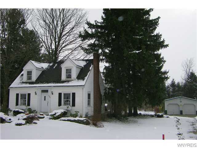 7360 Boston State Road Boston, NY 14075 - Photo 1 of 1 Exterior Front A winter wonderland! Two driveway