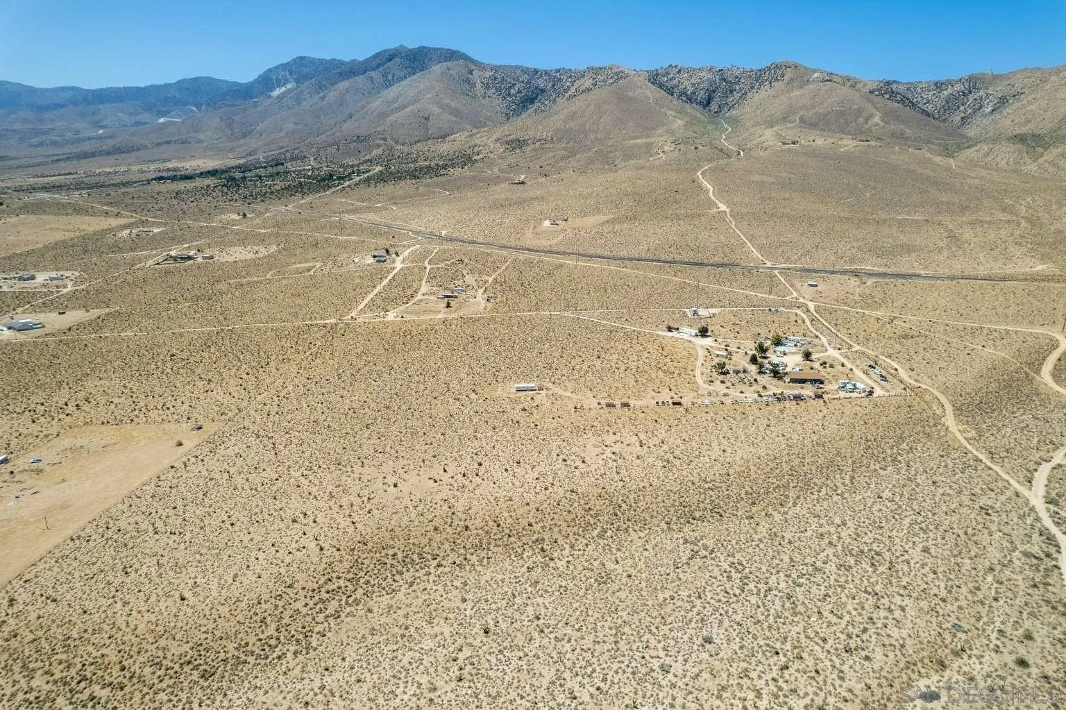0 Joshua Road Lucerne Valley, CA 92356 - Photo 8 of 40 a view of a yard with mountain view