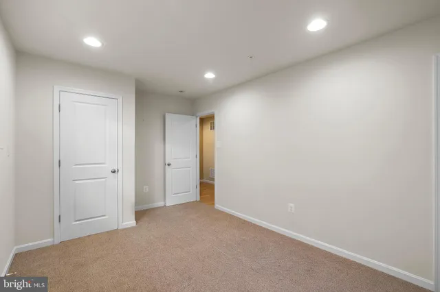 a view of a livingroom with a flat screen tv