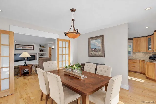 a workspace with furniture and window