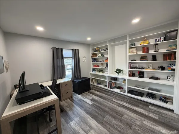 a kitchen with stainless steel appliances a stove and a refrigerator