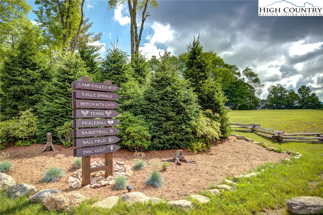 C52 Firefly Cove Banner Elk, NC 28604 - Photo 16 of 19 a view of a garden with an outdoor space
