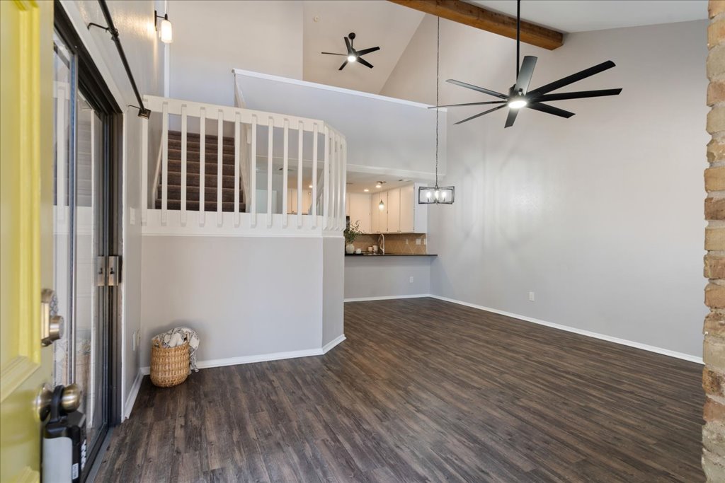1748 Ohlen Road, Unit 76 Austin, TX 78757 - Photo 9 of 34 a view of empty room with wooden floor