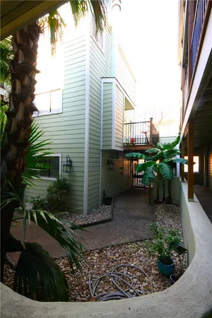 a view of a house with a patio