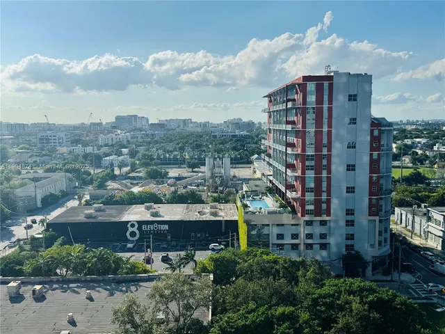 an aerial view of city