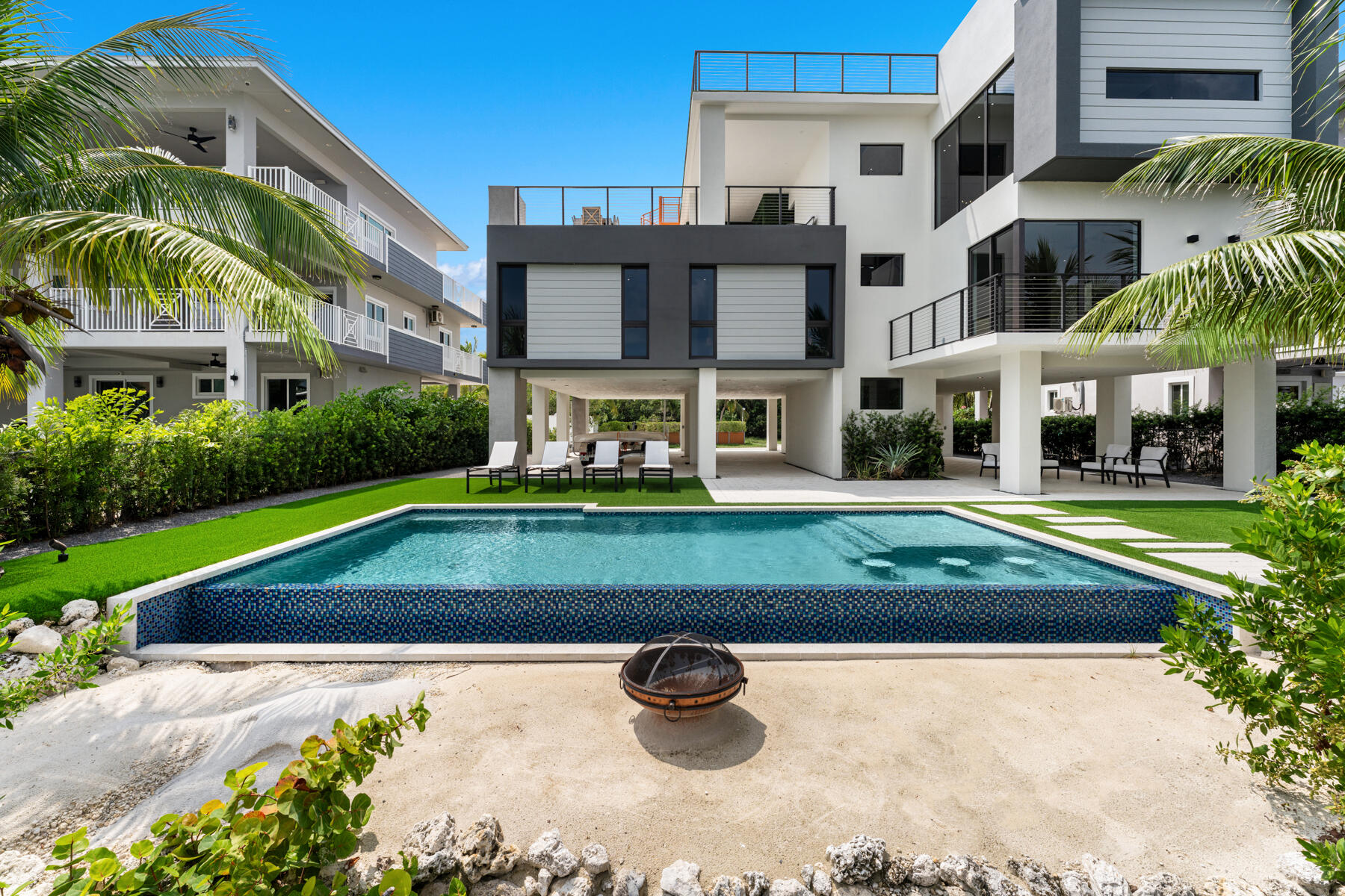 64 Andros Road Key Largo, FL 33037 - Photo 51 of 62 View from dock to pool