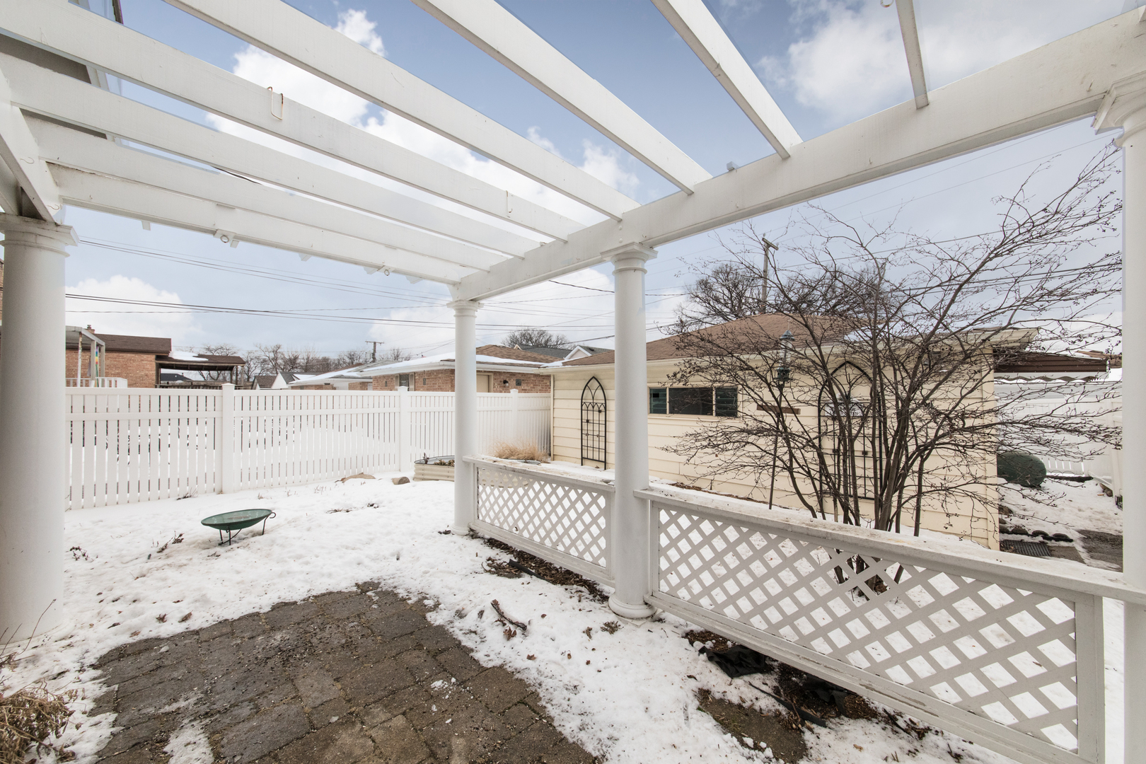 7417 North Oleander Avenue Chicago, IL 60631 - Photo 3 of 28 a view of a porch