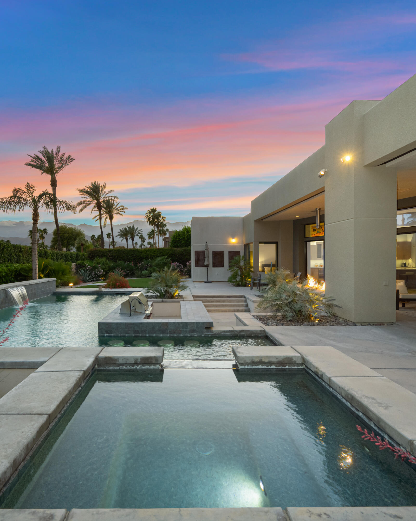 18 Boulder Lane Rancho Mirage, CA 92270 - Photo 34 of 41 a view of a swimming pool with lounge chair