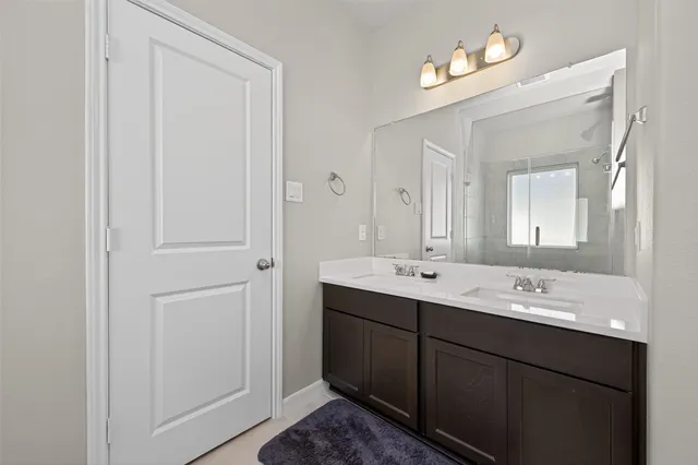 a view of a backyard of the house