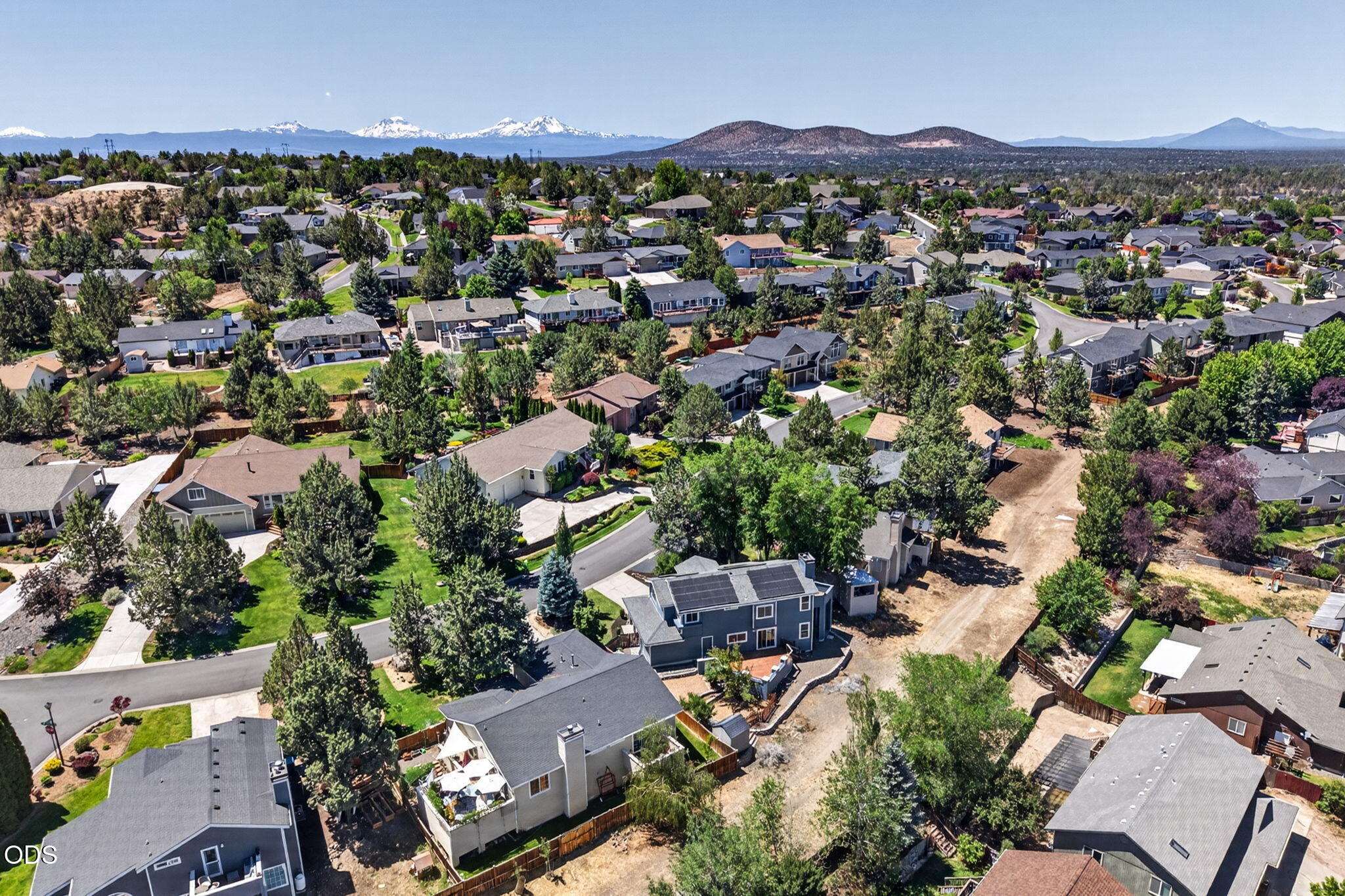 2486 Southwest Valleyview Drive Redmond, OR 97756 - Photo 47 of 55 an aerial view of a city with lots of residential buildings