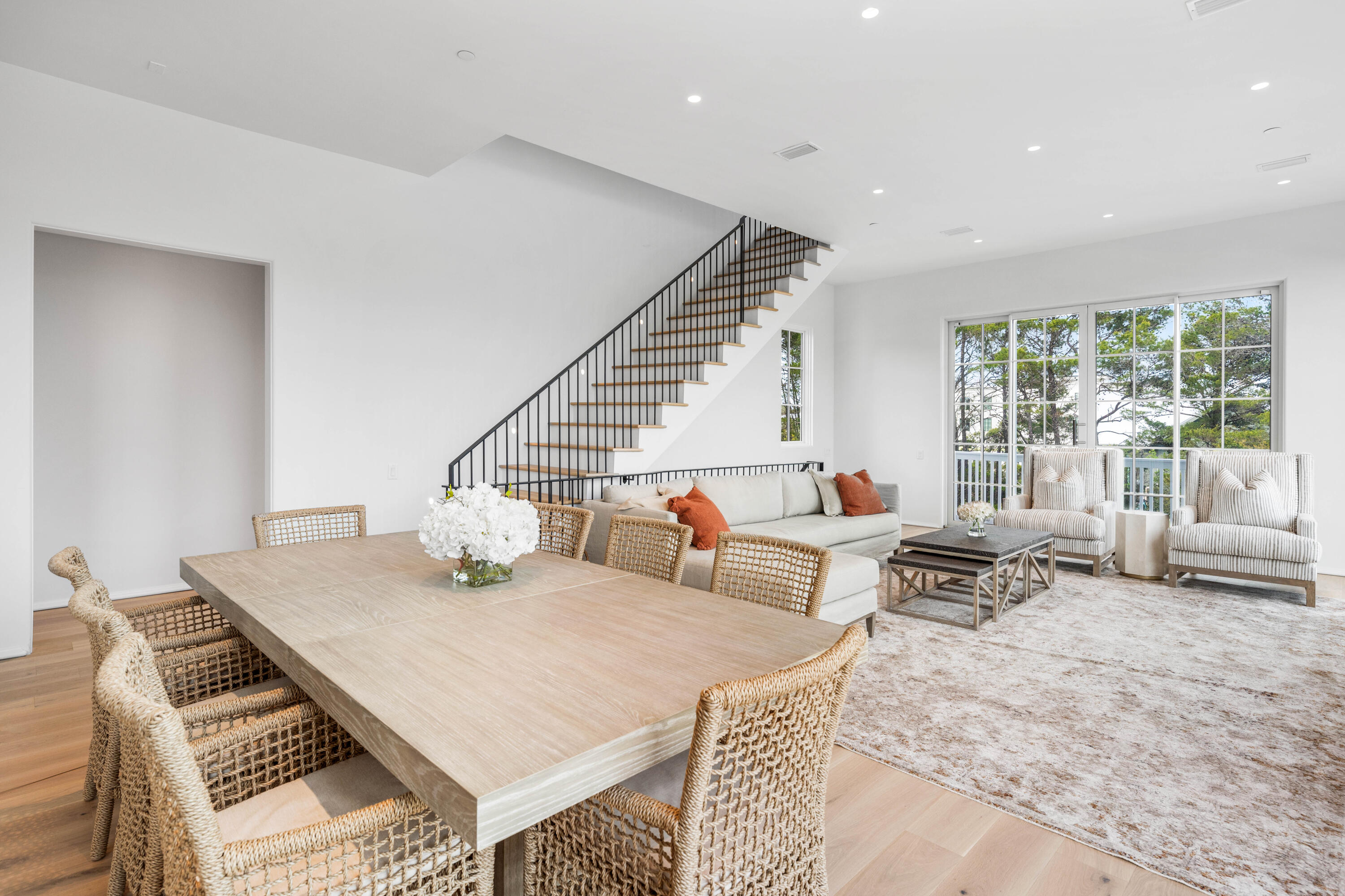 4655 East County Highway 30A Santa Rosa Beach, FL 32459 - Photo 23 of 69 a living room with furniture and large windows