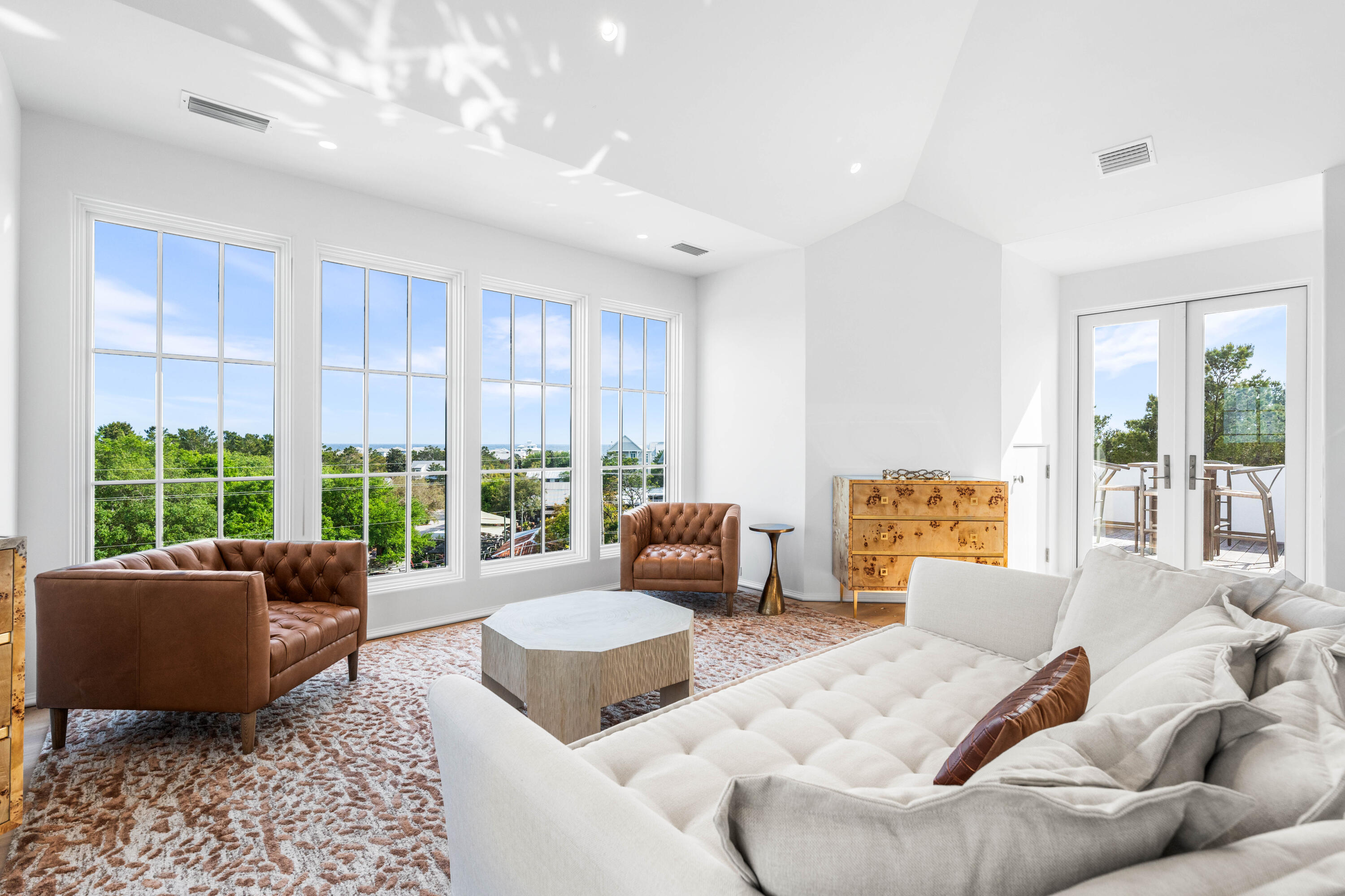 4655 East County Highway 30A Santa Rosa Beach, FL 32459 - Photo 40 of 69 a living room with furniture and a large window