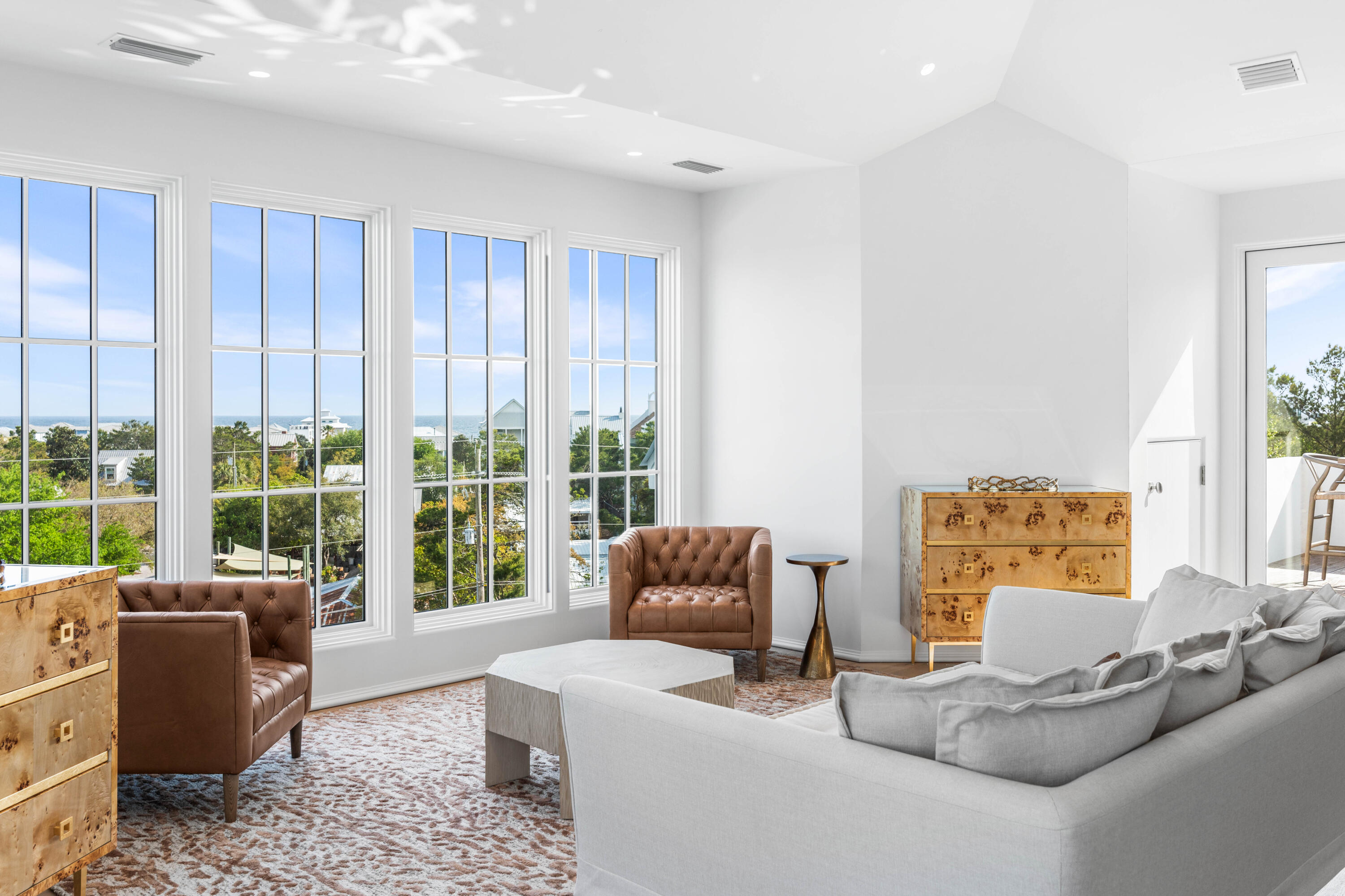 4655 East County Highway 30A Santa Rosa Beach, FL 32459 - Photo 41 of 69 a living room with furniture and a large window