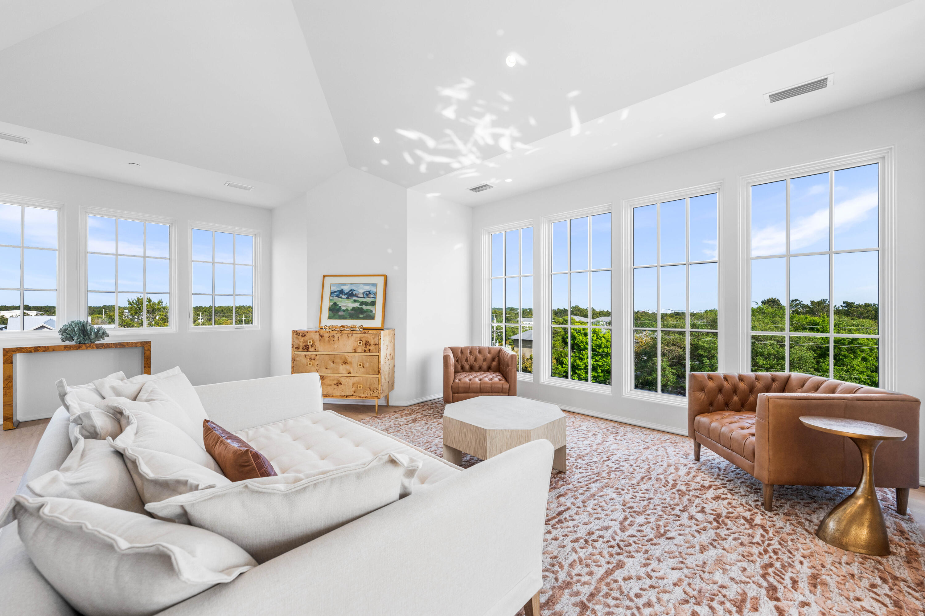 4655 East County Highway 30A Santa Rosa Beach, FL 32459 - Photo 44 of 69 a living room with furniture and a large window