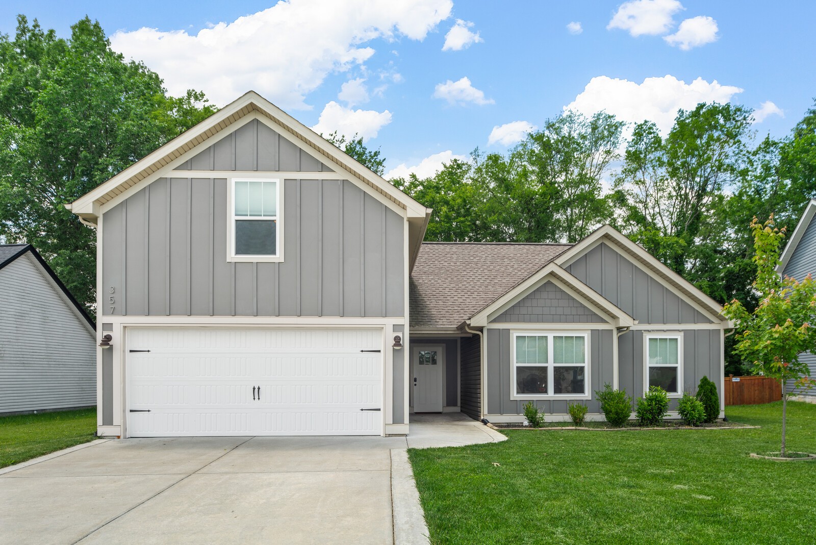 357 Fieldstone Lane Springfield, TN 37172 - Photo 1 of 46 a view of a white house with a yard