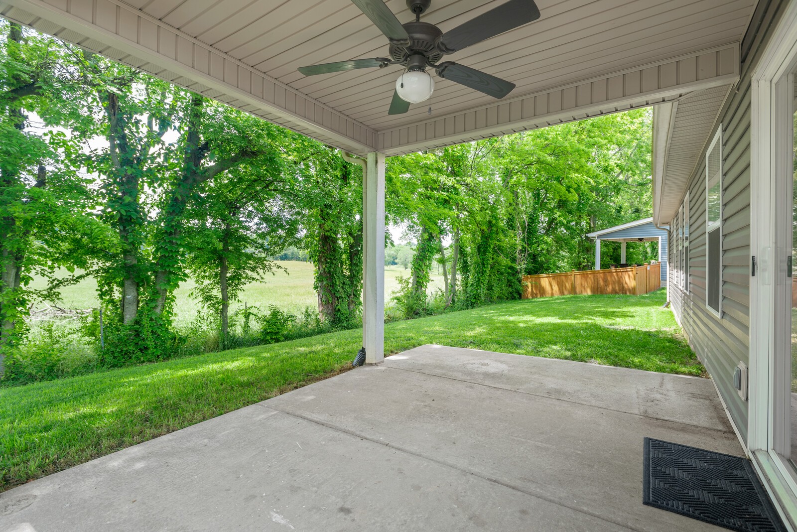 357 Fieldstone Lane Springfield, TN 37172 - Photo 36 of 46 a view of a house with backyard and a porch