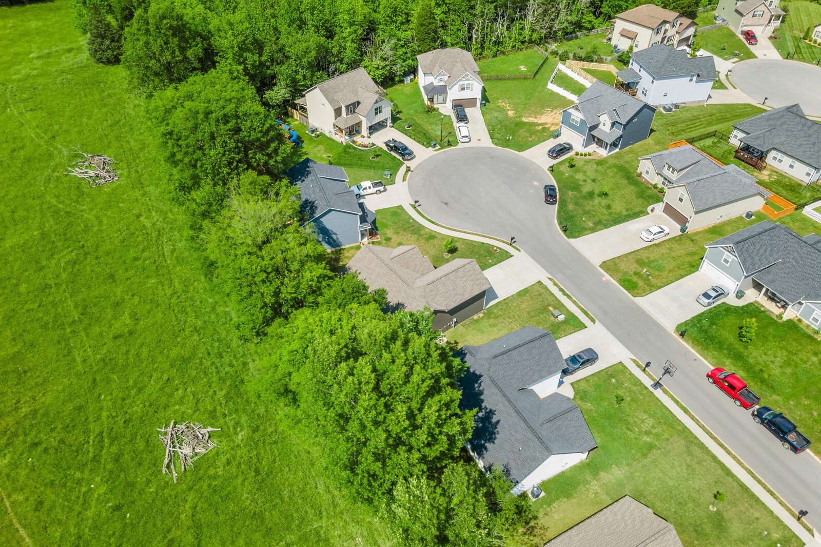 357 Fieldstone Lane Springfield, TN 37172 - Photo 44 of 46 an aerial view of residential house with outdoor space and street view