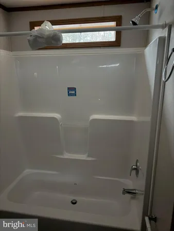 a close up of a bathtub