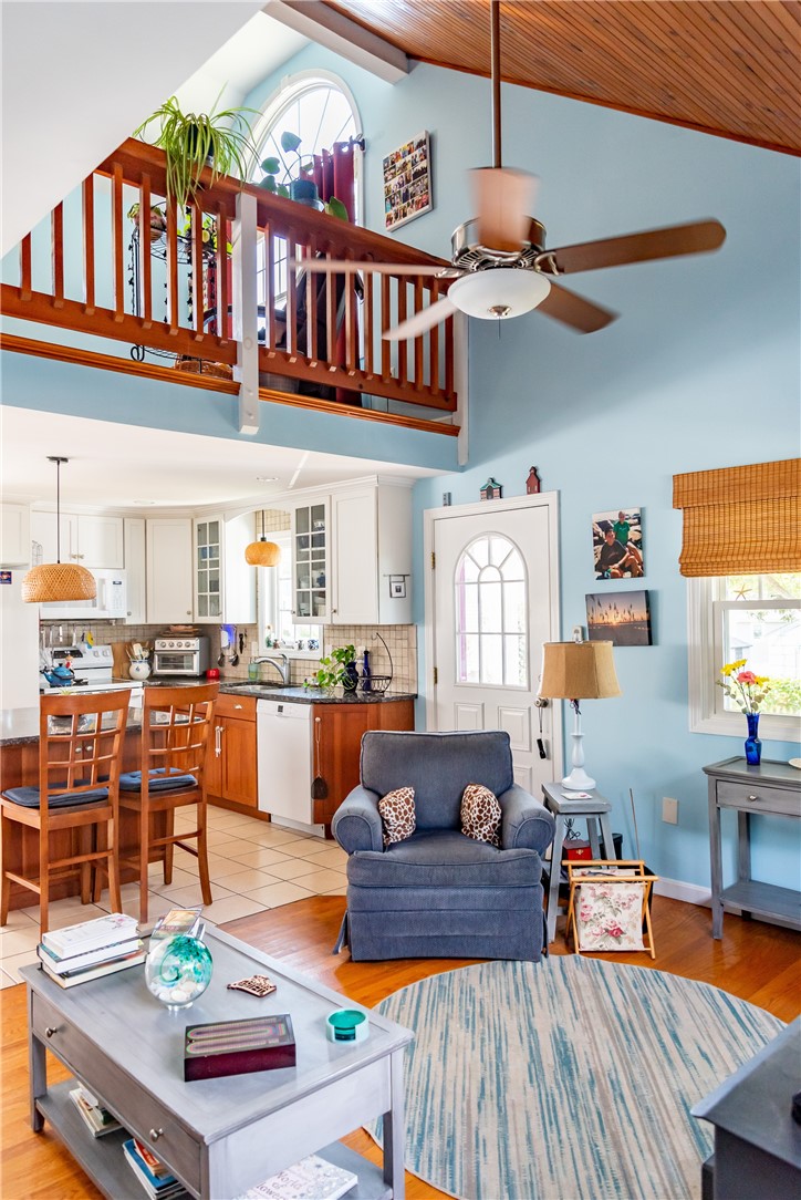 17 West Side Road South Kingstown, RI 02879 - Photo 21 of 49 Corner view to the kitchen and looking at the flex space above- open concept