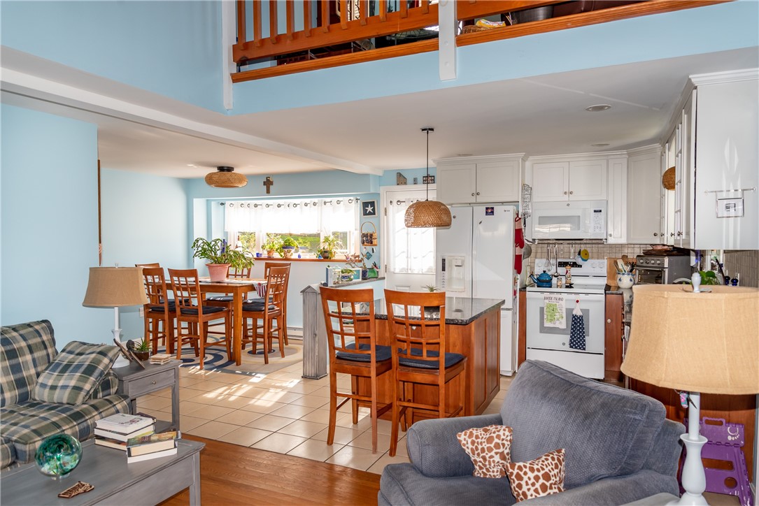 17 West Side Road South Kingstown, RI 02879 - Photo 22 of 49 View to the kitchen and dining room- open concept