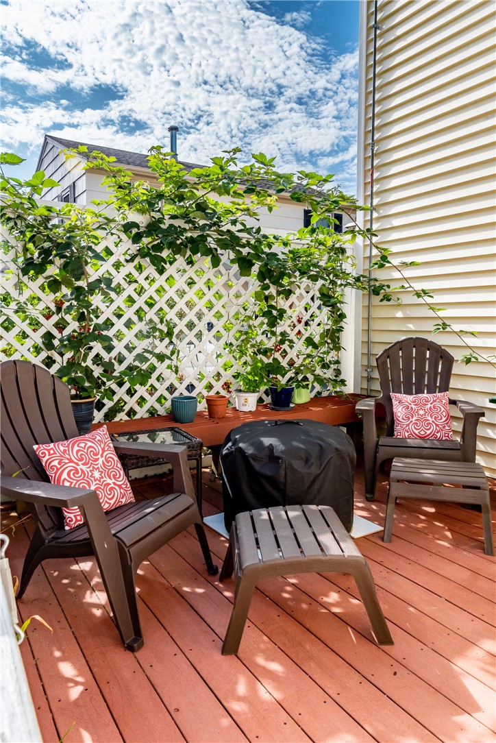 17 West Side Road South Kingstown, RI 02879 - Photo 6 of 49 Back yard patio from the back door of house