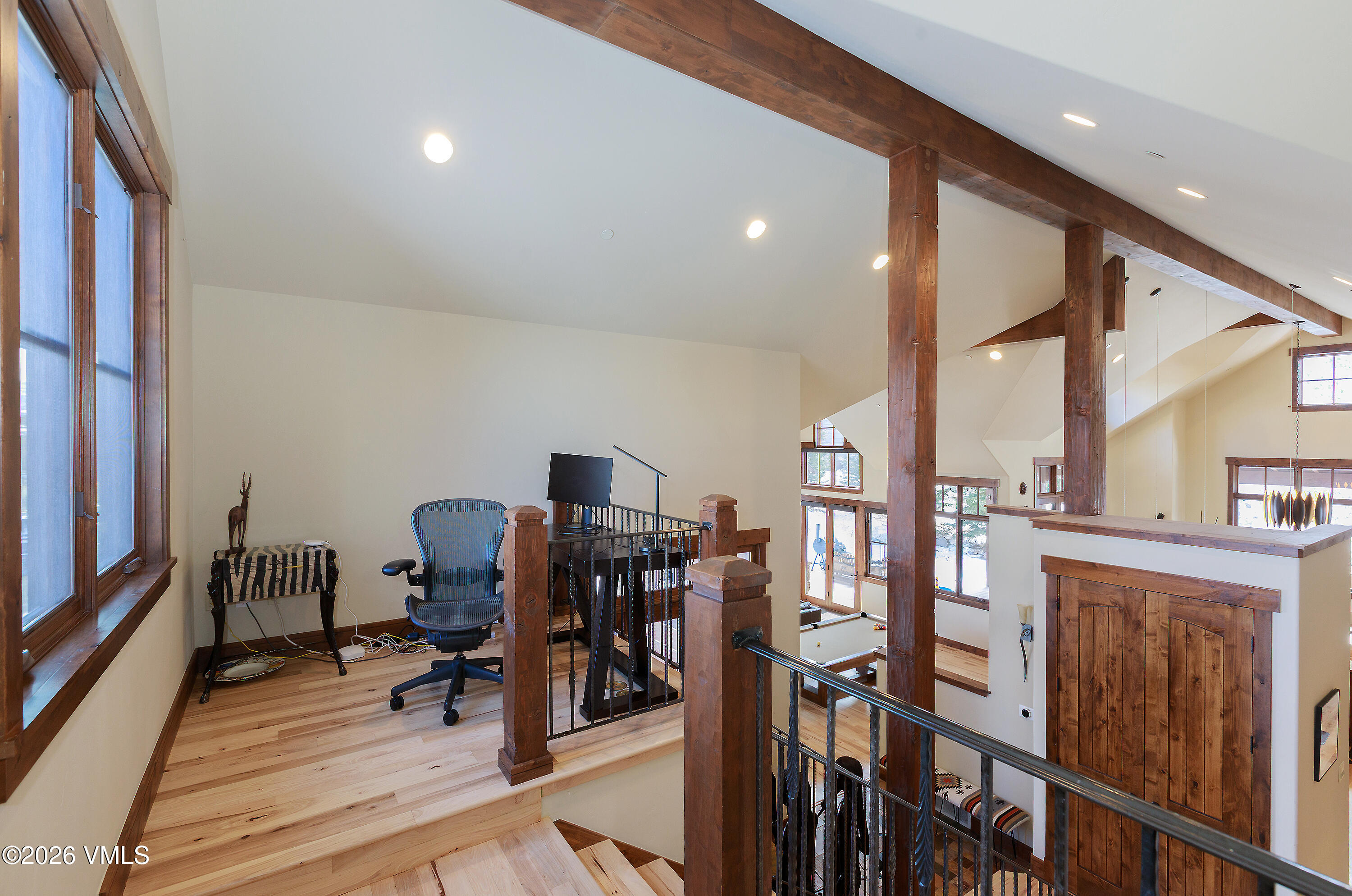 2753 East Haystacker Drive Eagle, CO 81631 - Photo 25 of 41 a view of a workspace with furniture and staircase