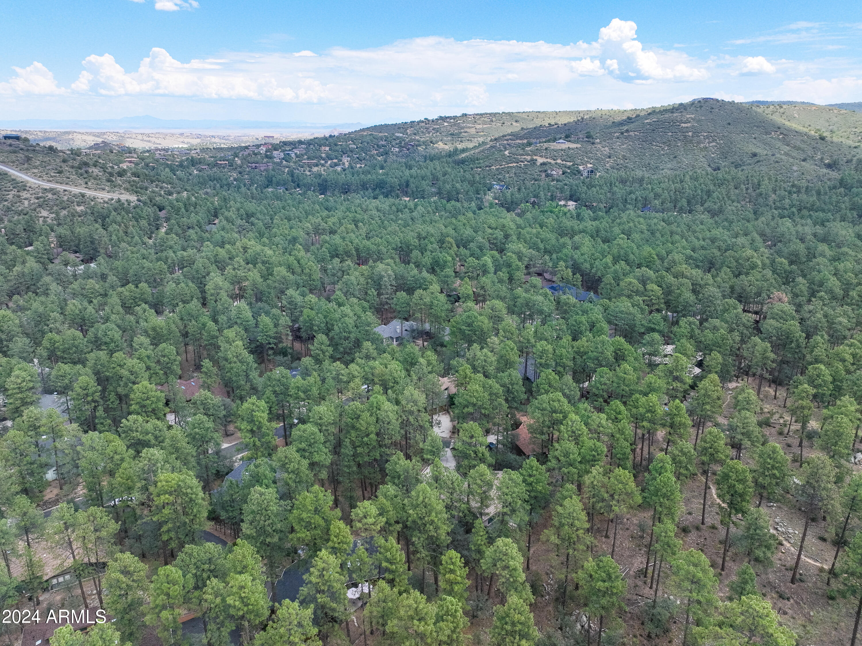 1820 Coyote Road Prescott, AZ 86303 - Photo 46 of 51 Aerial Overview No Lines 3