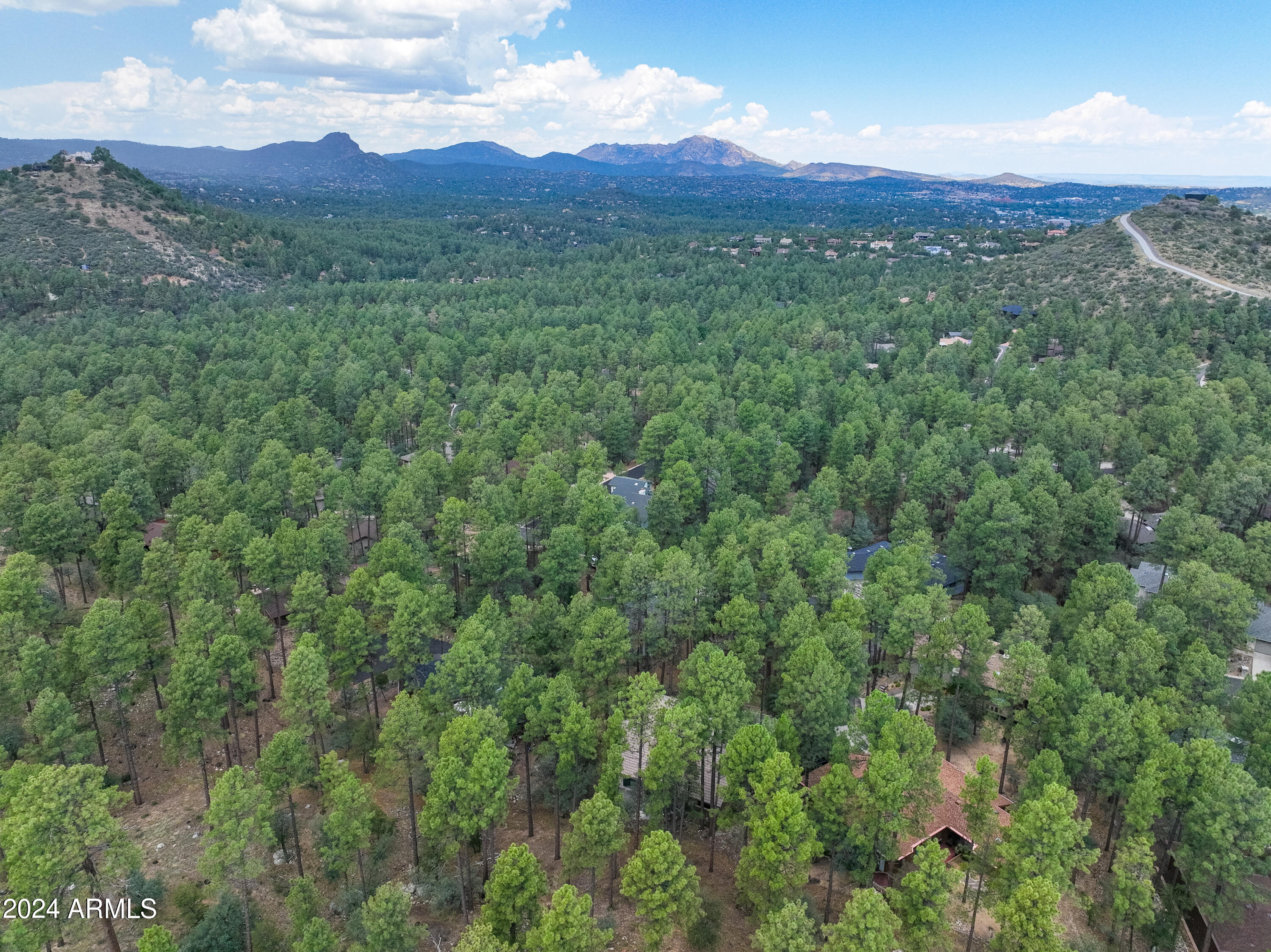 1820 Coyote Road Prescott, AZ 86303 - Photo 47 of 51 Aerial Overview No Lines 4