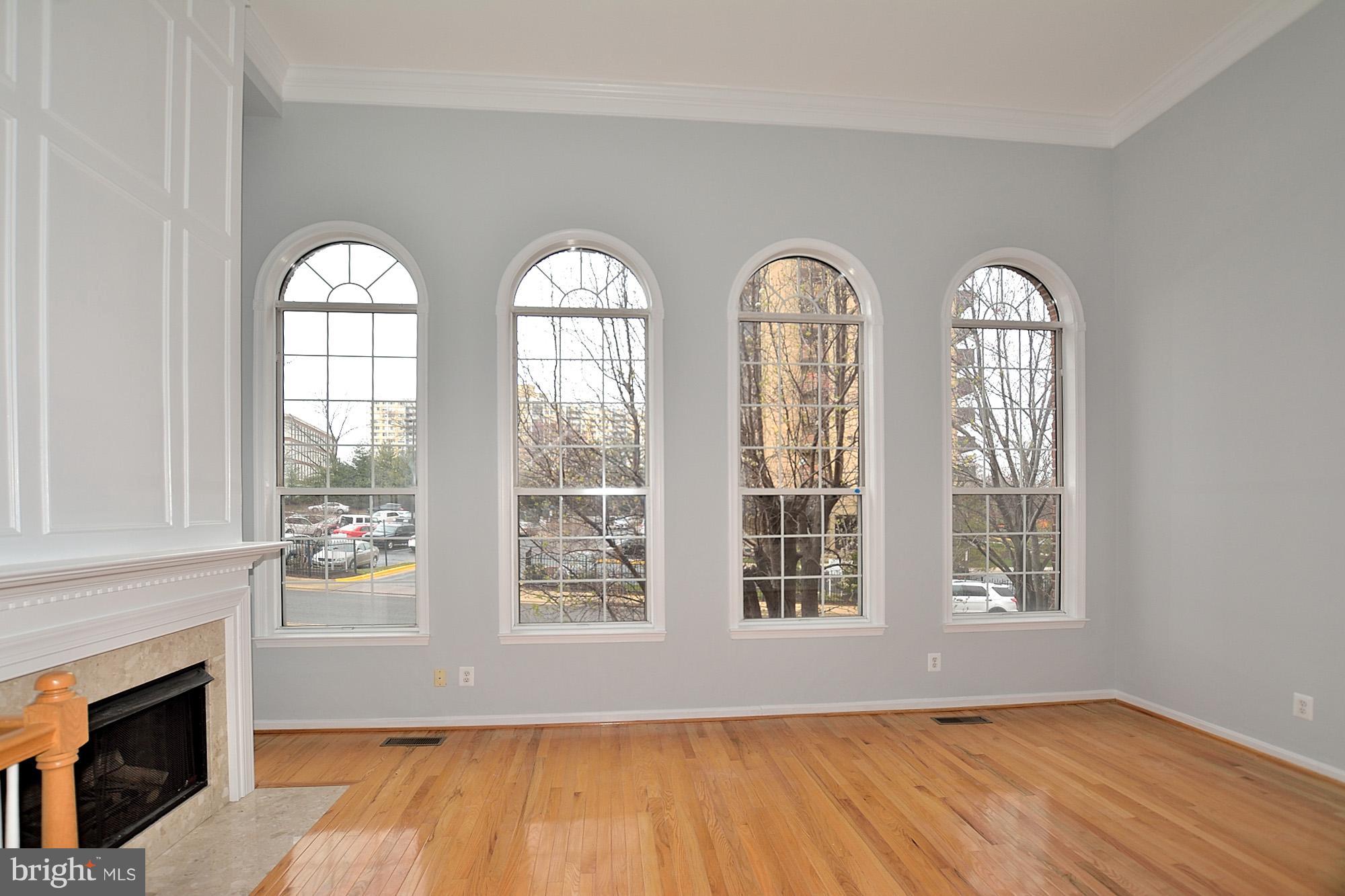 6022 Lincolnia Road Alexandria, VA 22312 - Photo 11 of 19 Living Room with Arch/Palladium Window