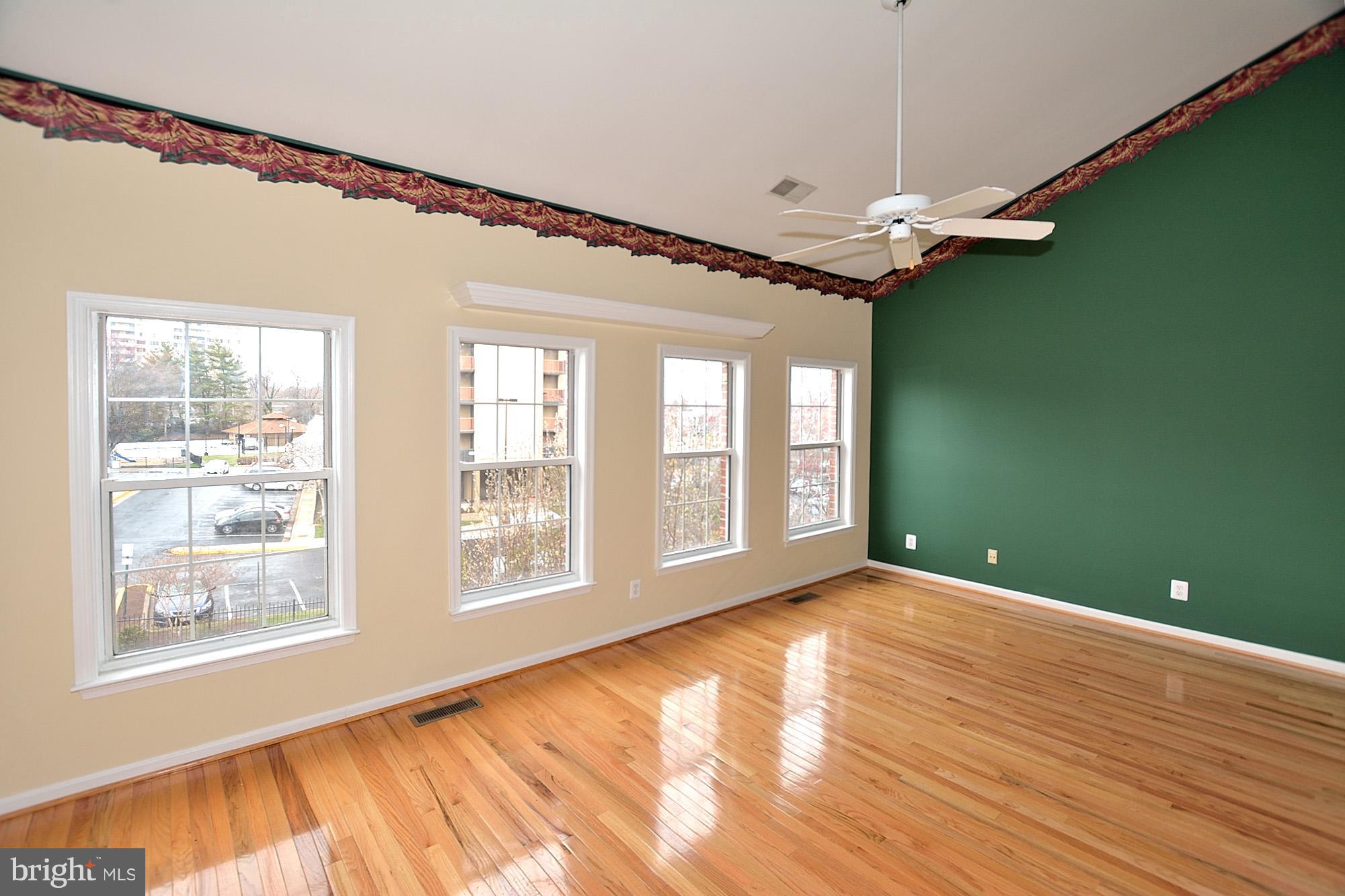 6022 Lincolnia Road Alexandria, VA 22312 - Photo 16 of 19 Bedroom (Master) with Vaulted Ceiling