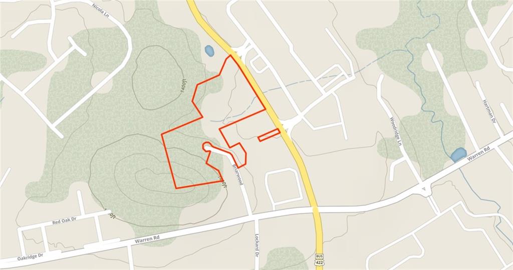 480 Ben Franklin Road South Indiana, PA 15701 - Photo 6 of 6 Topography