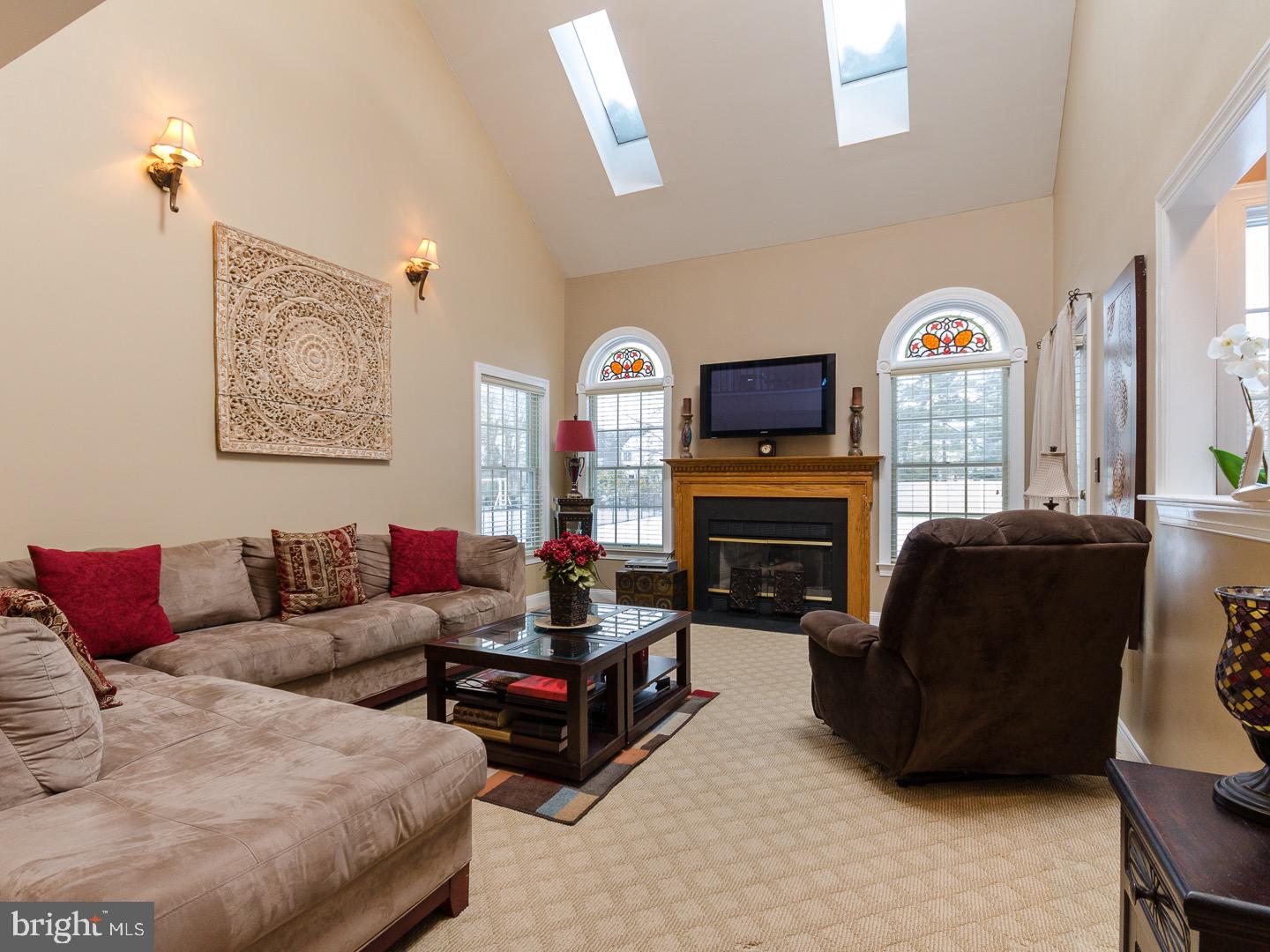 14 Brookwood Road Mount Laurel, NJ 08054 - Photo 16 of 45 The family room's focal point is the fireplace