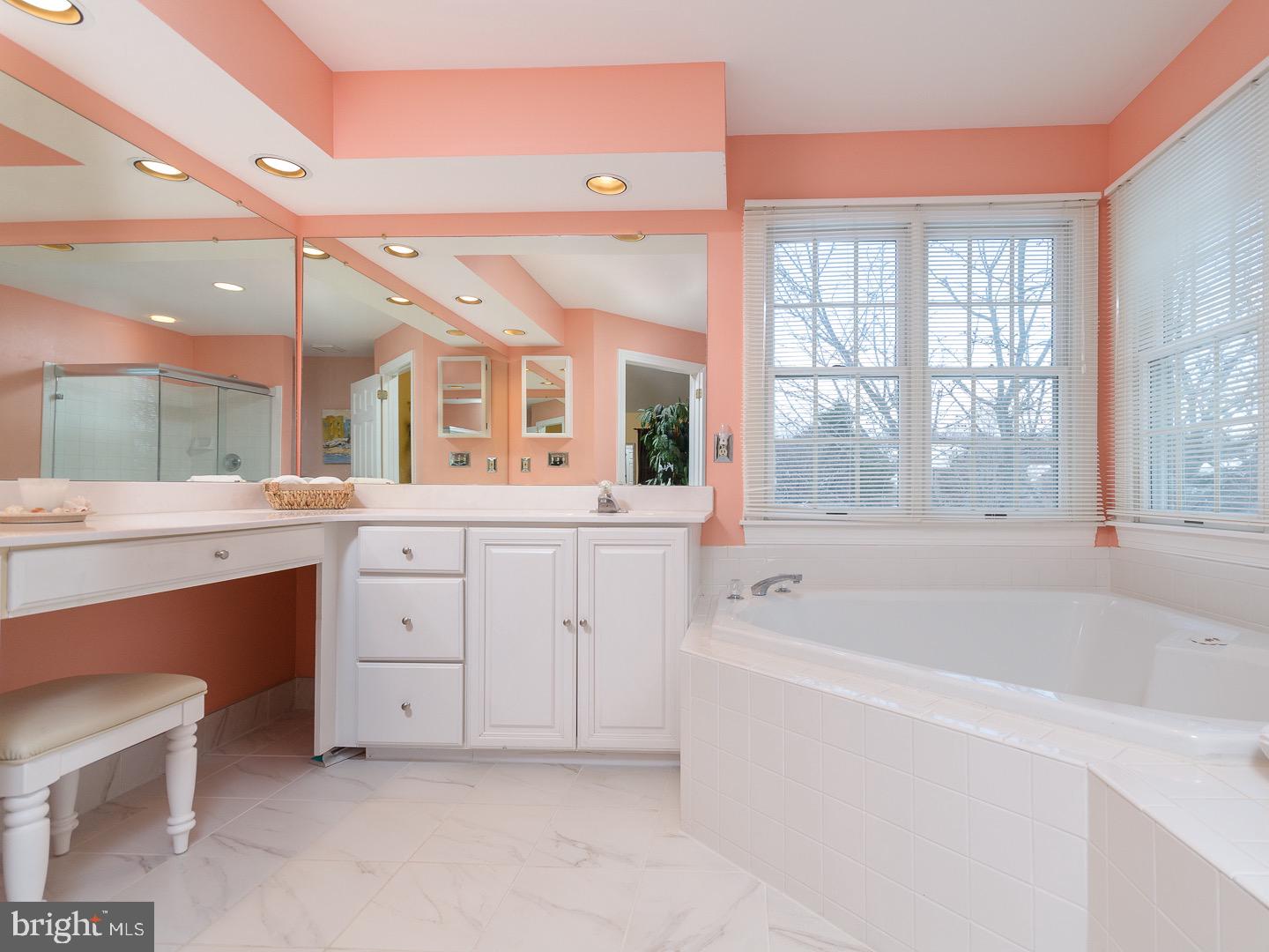14 Brookwood Road Mount Laurel, NJ 08054 - Photo 25 of 45 The master bath has a soaking tub and stall shower